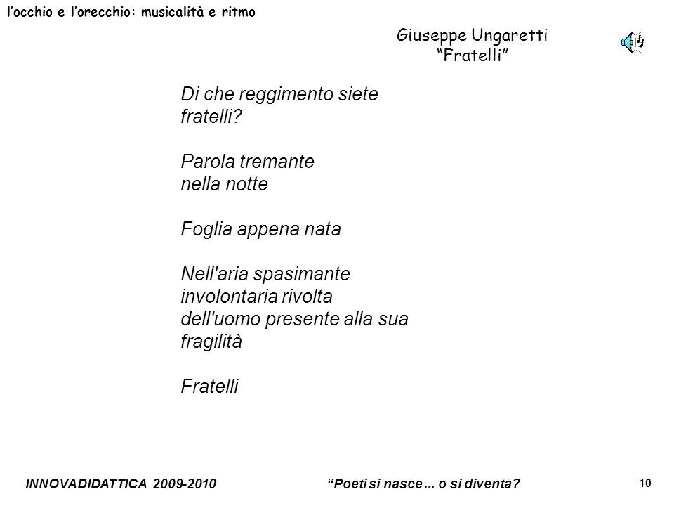Poesia Natale Di Giuseppe Ungaretti Commento.Giuseppe Ungaretti Passaparolanza